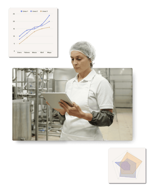 alimentacion con graficos overtel