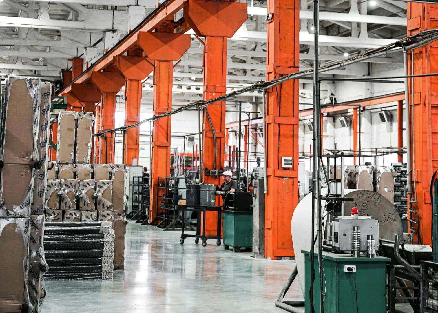 planta industrial de papel y carton
