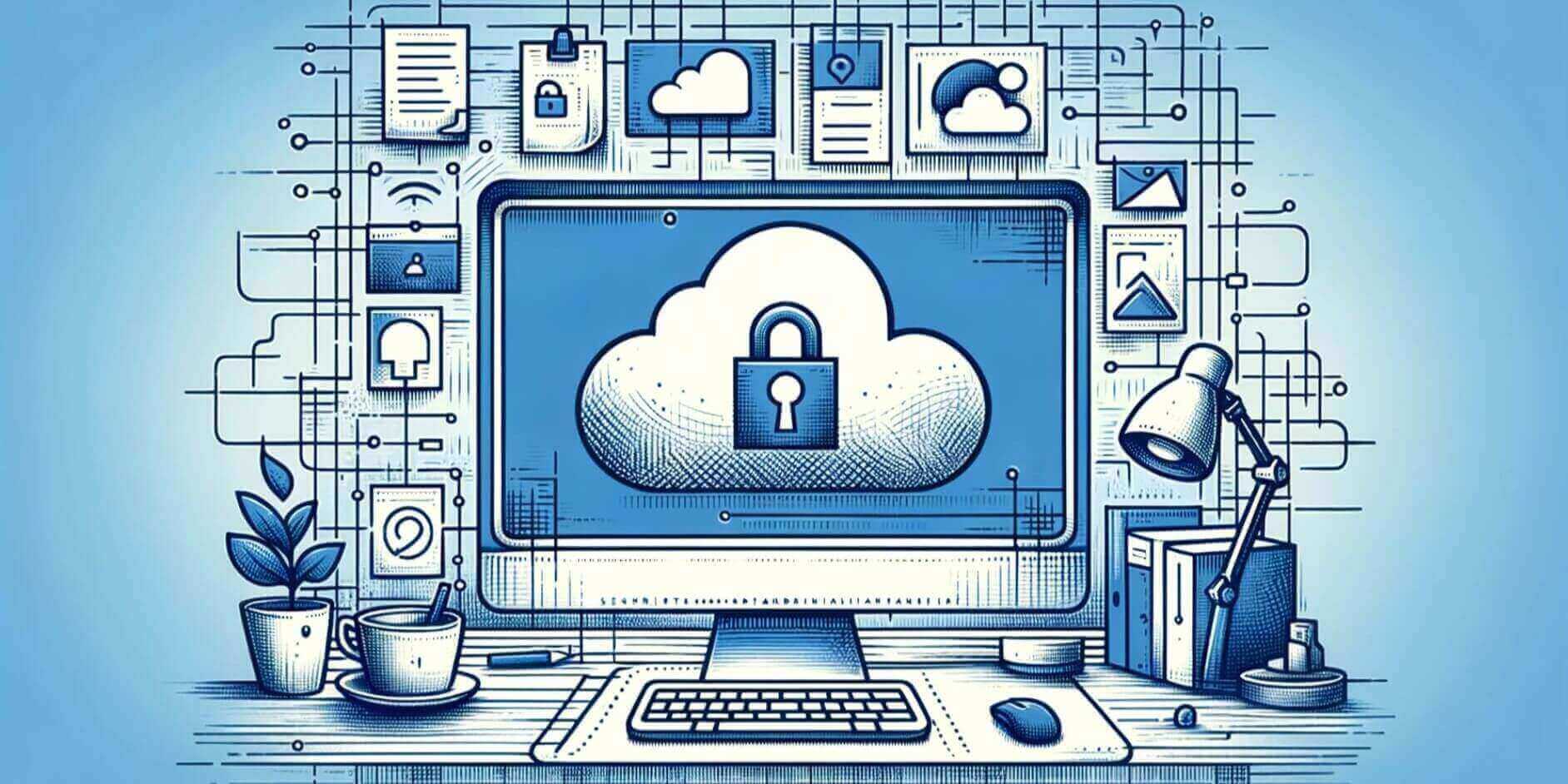 Seguridad en la nube, protección de datos y respaldo cloud.