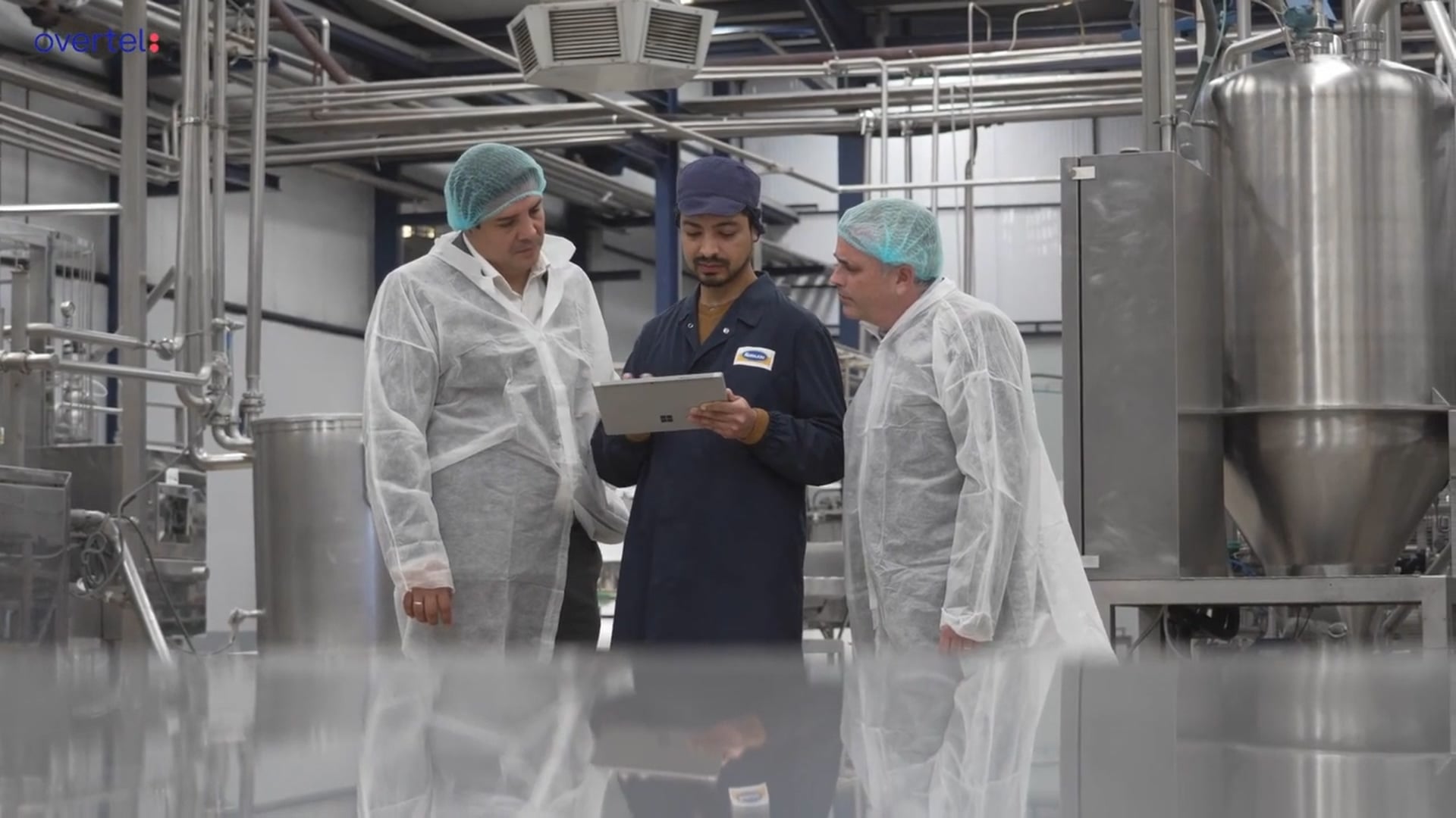 overtel de visita a planta industrial